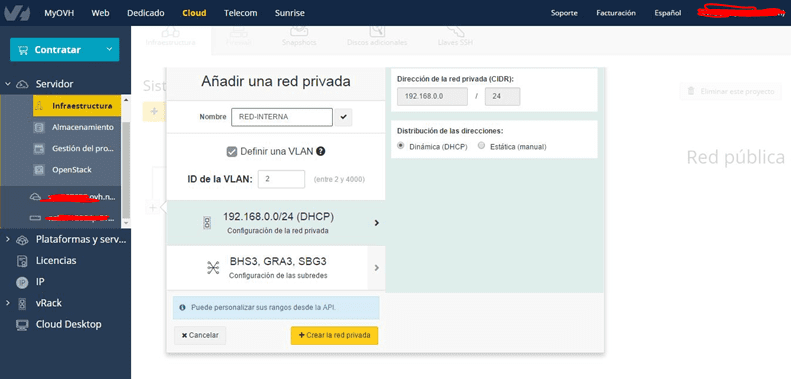 INSTALACION INSTANCIA OPENSTACK EN OVH 5