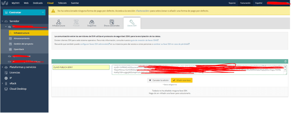 INSTALACION INSTANCIA OPENSTACK EN OVH 9