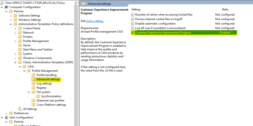 Configurar-Citrix-UPM-31