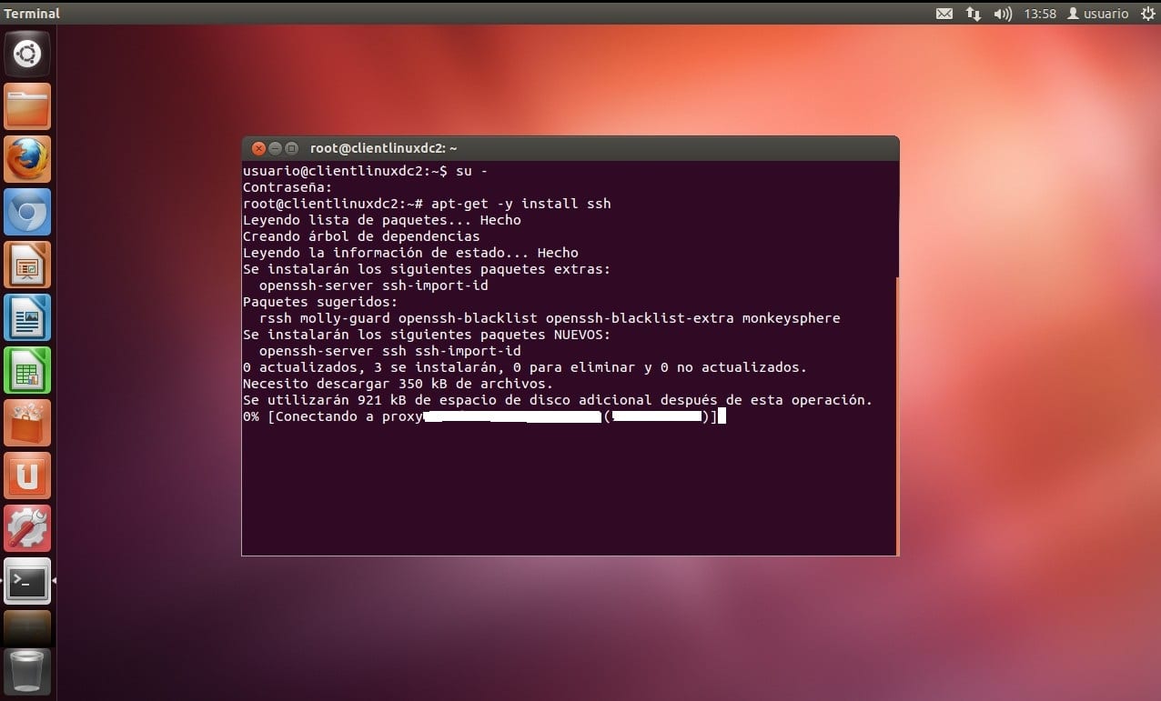proxy ubuntu