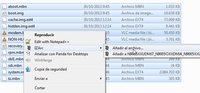 Añadir al archivo...