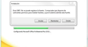 error-1907-no-se-puede-registrar-la-fuente-office-2010